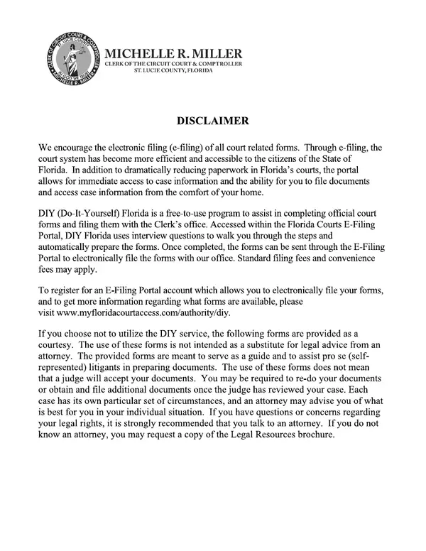 First page of Waiver & Consent