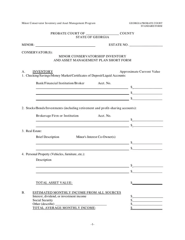 First page of Petition for Leave to Convey or Encumber Property Previously Set Apart as Year's Support