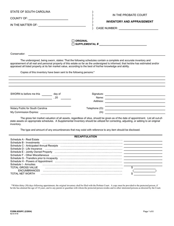 First page of Dual Petition for Appointment of Conservator (or Other Protective Order) and Guardian (for Adult)